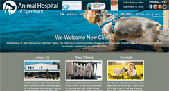 Desktop Screenshot of animalhospitaloftigerpoint.com